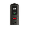 Tripp Lite series Protect It! 7-Outlet Surge Protector, 6 Right-Angle Outlets, 4 ft. (1.22 m) Cord, 1080 Joules, Diagnostic LED, Black Housing