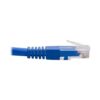 Tripp Lite series Right-Angle Cat6 Gigabit Molded UTP Ethernet Cable (RJ45 Right-Angle M to RJ45 M), Blue, 1 ft. (0.31 m)