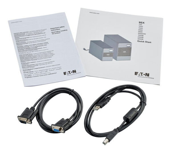 Eaton 9SX 3000VA 2700W 208V Online Double-Conversion UPS - 8 C13, 1 C19 Outlets, Cybersecure Network Card Option, Extended Run, Tower