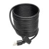 7658f0629bf50021e0186918714ff9f4 Tripp Lite series Desktop Computer AC Power Cable, NEMA 5-15P to C13 - 10A, 125V, 18 AWG, 25 ft. (7.62 m), Black - P006-025