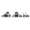 Tripp Lite series DisplayPort KVM Cable Kit - DP, USB, 3.5 mm Audio (3xM/3xM) + USB (M/M), 4K, 4:4:4, 6 ft. (1.83 m), Black