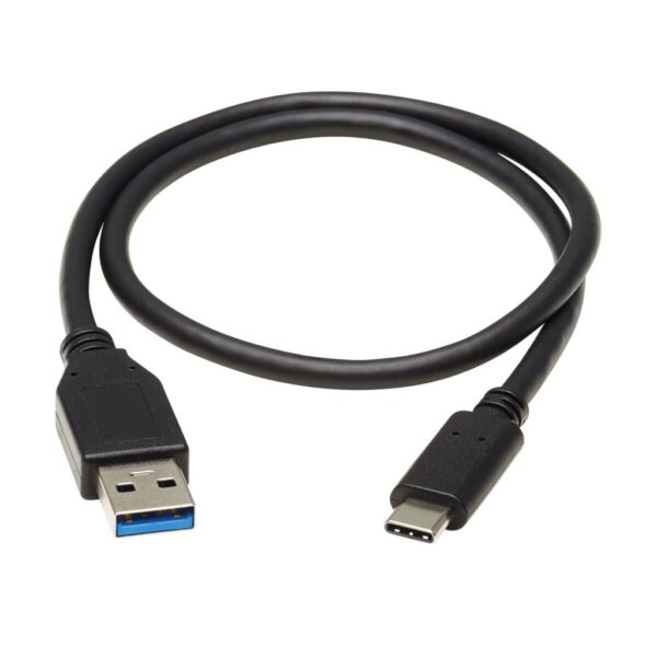 Tripp Lite series USB-C to USB-A Cable (M/M), USB 3.2 Gen 2 (10 Gbps), Thunderbolt 3 Compatible, 20-in. (50.8 cm)