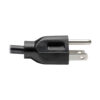 76ef4b5a5591238f98a52d01774e5ae0-4 Tripp Lite series Desktop Computer AC Power Cable, NEMA 5-15P to C13 - 10A, 125V, 18 AWG, 3 ft. (0.91 m), Black