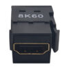 76f7568d784671b9b55ad41f51ea7e70 Tripp Lite series HDMI Keystone/Panel-Mount Coupler (F/F) - 8K 60 Hz, Black, TAA