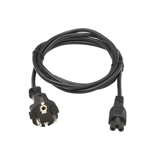 Tripp Lite series Laptop Power Cord, Schuko to C5 - 2.5A, 250V, H05VV-F, 2 m (6.6 ft.), Black - P058-02M-EU