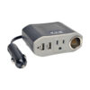 770257456f7c413d9cab3738ea9c2ad8 Tripp Lite series 100W PowerVerter Ultra-Compact Car Inverter with Outlet, 12V CLA Receptacle, and 2 USB Charging Ports
