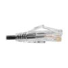 Tripp Lite series Cat6 Gigabit Snagless Slim UTP Ethernet Cable (RJ45 M/M), PoE, Black, 1 ft. (0.31 m)