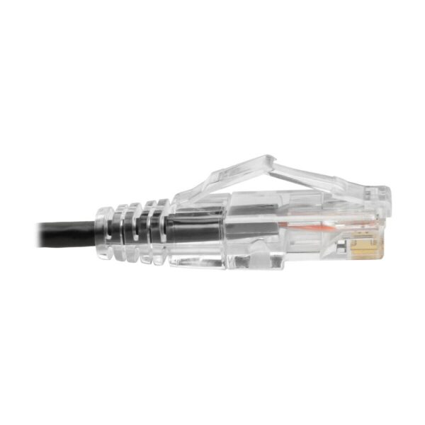 Tripp Lite series Cat6 Gigabit Snagless Slim UTP Ethernet Cable (RJ45 M/M), PoE, Black, 1 ft. (0.31 m)
