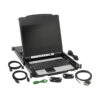Tripp Lite series NetDirector 16-Port DisplayPort KVM Switch Console with 17 in. LCD, IP Remote Access, Dual Rail, 1U Rack-Mount, TAA