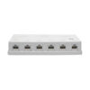77ecd2dba665823ea3c4a1d2edc42900 Tripp Lite series Pre-Configured Unshielded Cat6 6-Port Surface-Mount Box, 110 IDC, RJ45, White, TAA
