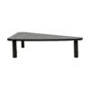 Tripp Lite series Monitor Riser for Desk, 12 x 20 in. - Height Adjustable, Corner, Metal, Black