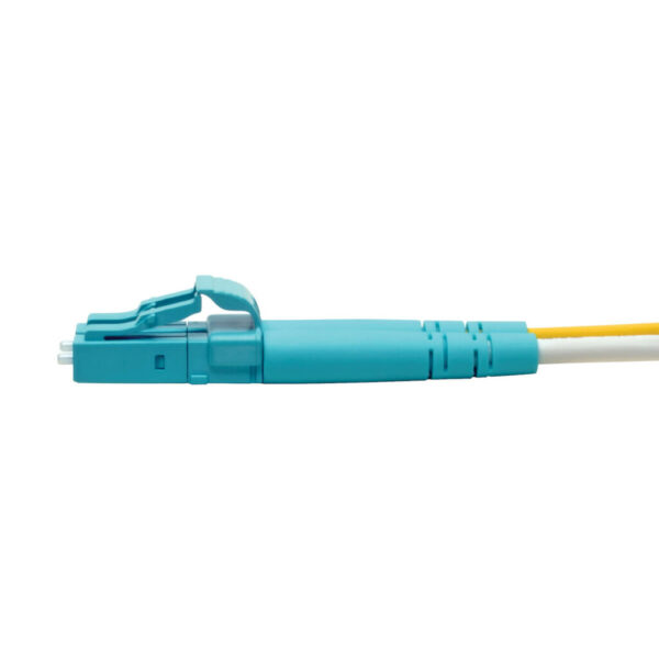 7826659794370ce9ffe0097f4d5ff0b4-4 Tripp Lite series 100G Duplex Multimode 50/125 OM5 LSZH Fiber Optic Cable (LC/LC), Lime Green, 15 m