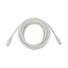 Tripp Lite series Cat6a 10G Snagless Molded UTP Ethernet Cable (RJ45 M/M), PoE, White, 20 ft. (6.1 m)