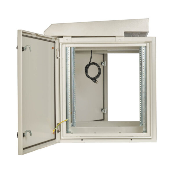 Tripp Lite series SmartRack Industrial Enclosure - NEMA 3R, Wall Mount, Heavy-Duty Metal, Locking, Fan With Thermal Switch, 32.5 in. Depth, 12U, Gray