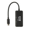 Tripp Lite series USB-C Multiport Adapter - HDMI 4K 60 Hz, 4:4:4, HDR, USB 3.x (5Gbps) Hub Ports, 100W PD Charging, Black