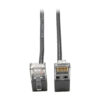 78d17c8e530c6ba78f39f8bade255ebe Tripp Lite series Right-Angle Cat6 Gigabit Snagless Molded Slim UTP Ethernet Cable (RJ45 M/M), Black, 1 ft. (0.31 m)