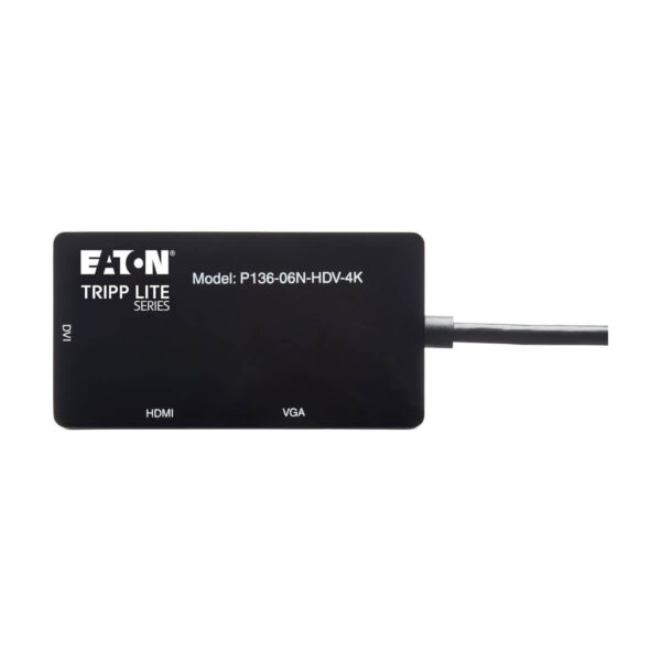 78fa825d8b491620e76d26940dd9e577 Tripp Lite series DisplayPort to VGA/DVI/HDMI All-in-One Converter Adapter, DP ver 1.2, 4K 30 Hz HDMI