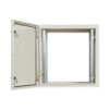 Tripp Lite series SmartRack Industrial Enclosure with Lock - NEMA 4, Wall Mount, Metal Construction, Hinged Back, 28 in. Depth, 12U, Gray