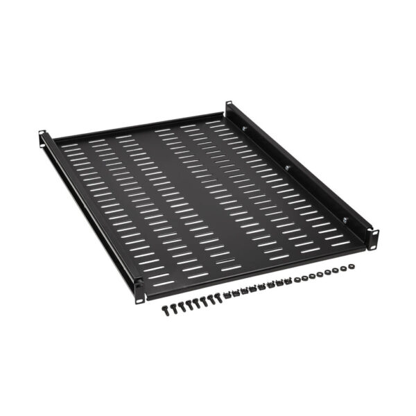 79317b1bb03ffe2073d6018fe5be7c26 Tripp Lite series SmartRack Adjustable-Deep Steel Rack Shelf - 1U, Vented, 250 lb. (113 kg) Capacity