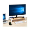 7952e525777d38b6fe088709c619e206 Tripp Lite series Monitor Riser for Desk - Wood Top, USB-A Charge and Data Ports