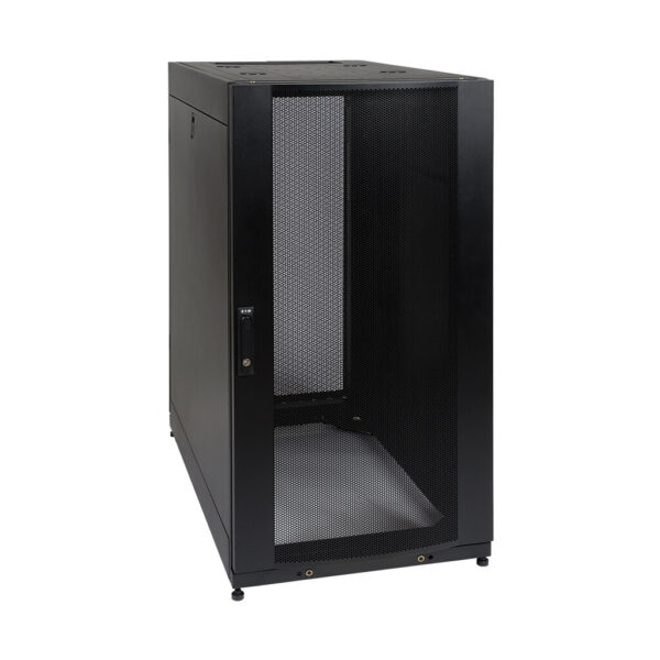 795485e911ea1927253bd48516e9b442 Tripp Lite series 25U SmartRack Standard-Depth Half-Height Server Rack Enclosure, Doors and Side Panels
