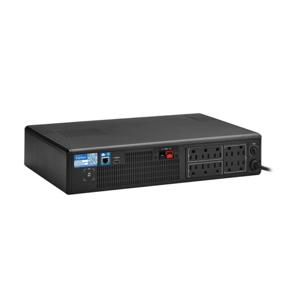 Tripp Lite 1.44kVA 1.05kW 120V Line-Interactive Cloud-Connected UPS - 10 5-15R Outlets, LCD, 5-15P Plug, 2U Rack/Tower - SMART1500LCDXNC