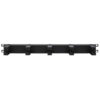 Tripp Lite series Horizontal Cable Manager - Metal Rings, Black, 1U