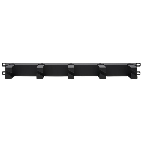 Tripp Lite series Horizontal Cable Manager - Metal Rings, Black, 1U