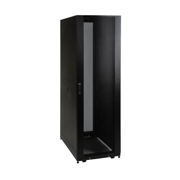 79b4ae76c081d8f5ba0eb47461667b22 Tripp Lite series 42U SmartRack Mid-Depth Rack Enclosure Cabinet with doors & side panels