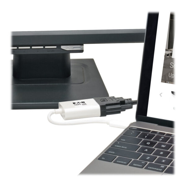 Tripp Lite series USB-C to DVI Adapter with Alternate Mode - DP 1.2, White