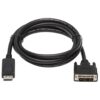 Tripp Lite series DisplayPort to DVI Adapter Cable (DP with Latches to DVI-D Single Link M/M), 10 ft. (3.1 m)