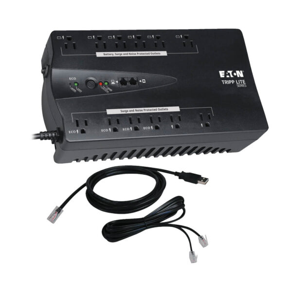 7a1c77a306ffeda2fdb94b97ce6420de Tripp Lite TAA-Compliant ECO Series 120V 750VA 450W Energy-Saving Standby UPS with USB port and 12 Outlets