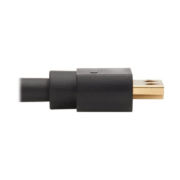 7a365fd1bdb31af6bed968782c6edb98-1 Tripp Lite series DisplayPort 1.2 to HDMI Active Adapter Cable (M/M), 4K 60 Hz, HDR, Secure-Grip Plugs, Black, 15 ft. (4.6 m), TAA