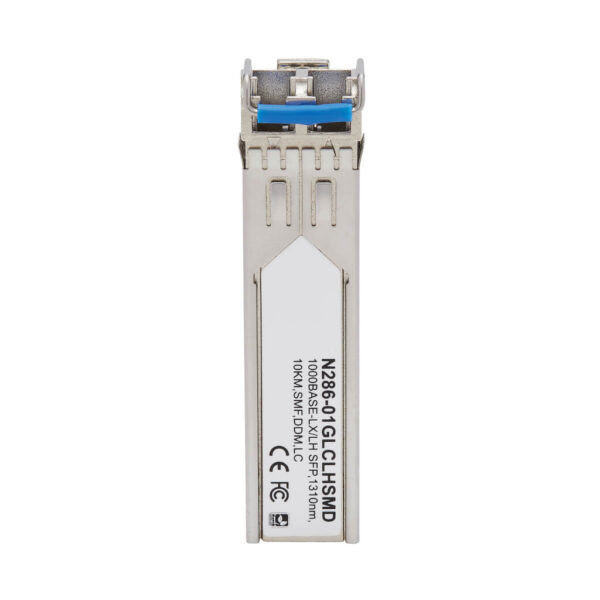 Tripp Lite series Cisco-Compatible GLC-LH-SMD SFP Transceiver - 10/100/1000Base-LX/LH, DDM, Singlemode LC, 1310 nm, 10 km