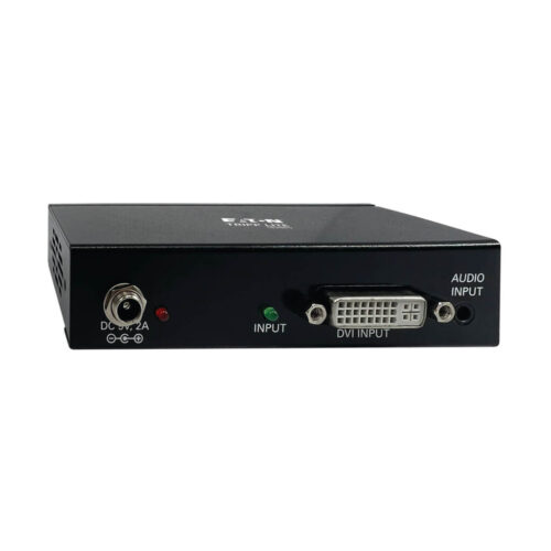 Tripp Lite series 2-Port DVI Splitter with Audio and Signal Booster, Single-Link 1080p @ 60 Hz (DVI-D F/2xF), International Plug Adapters, TAA