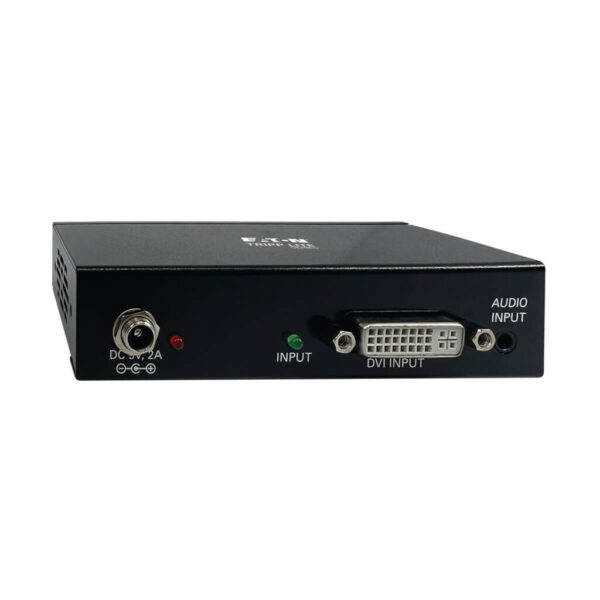 Tripp Lite series 2-Port DVI Splitter with Audio and Signal Booster, Single-Link 1080p @ 60 Hz (DVI-D F/2xF), International Plug Adapters, TAA
