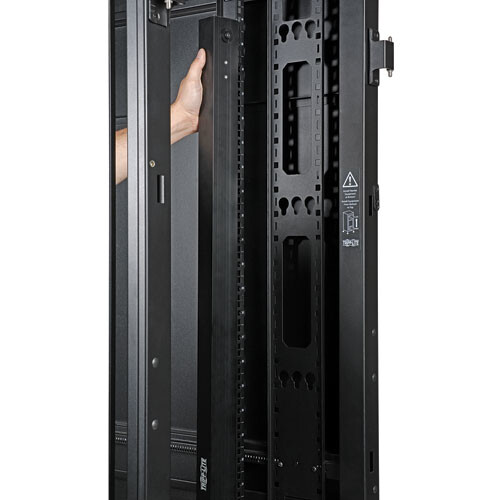 Tripp Lite series 3-Phase Local Metered PDU, 8.6 kW, 45 208V outlets (36 C13, 9 C19), 6 ft. (1.83 m) NEMA L21-30P Input connection, TAA Compliant
