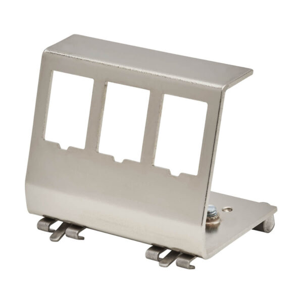 7a4bb73c14953f46ab8280048bae131d Tripp Lite series 3-Port Metal DIN-Rail Mounting Module for Snap-In Keystone Jacks and Couplers, Silver, TAA