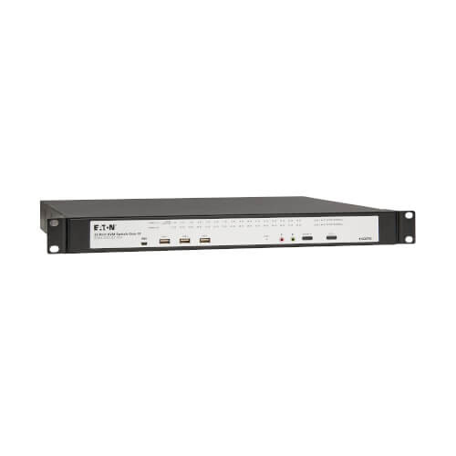 Eaton 32-Port Cat5e KVM over IP Switch - Virtual Media, 2 Remote/1 Local User, HDMI Output, 1U Rack-Mount, TAA
