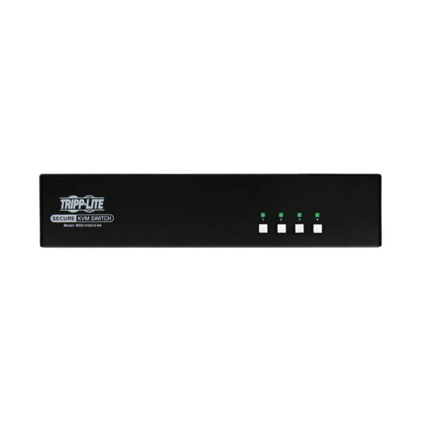 Secure KVM Switch, 4-Port, Dual Head, HDMI to HDMI, 4K, NIAP PP4.0, Audio, CAC, TAA