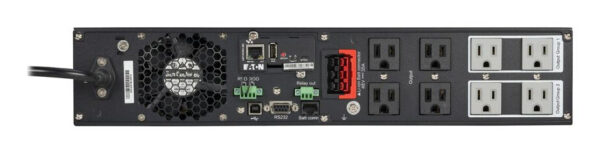 Eaton 9PX 1500VA 1350W 120V Online Double-Conversion UPS - 5-15P, 8x 5-15R Outlets, Lithium-ion Battery, Cybersecure Network Card, 2U Rack/Tower