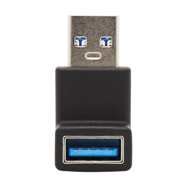 Tripp Lite series USB 3.0 SuperSpeed Adapter - USB-A to USB-A, M/F, Up Angle, Black