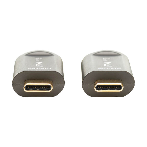 7ad199035aadd92dd503254f41f0e43b-2 Tripp Lite series USB-C to USB-C Plenum-Rated Fiber Active Optical Cable (AOC) - 4K 60 Hz, HDR, 4:4:4, M/M, Black, 30 m (98 ft.), Video-Only