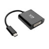 7b0078e39322c55ae923f3fe18039fa7 Tripp Lite series USB-C to DVI Adapter with Alternate Mode - DP 1.2, Black