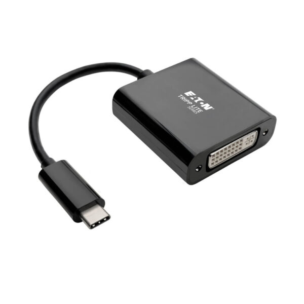 7b0078e39322c55ae923f3fe18039fa7 Tripp Lite series USB-C to DVI Adapter with Alternate Mode - DP 1.2, Black