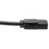 Tripp Lite series Desktop Computer Power Cable, NEMA 5-15P to C13 - 10A, 125V, 18 AWG, 12 ft. (3.66 m), Black