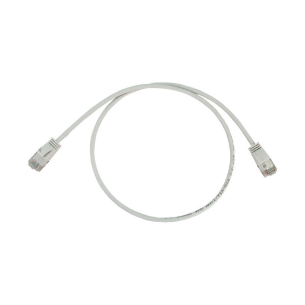 7b1e5b2d896ef7401da1fd85f33be072-1 Tripp Lite series Cat6a 10G Snagless Molded Slim UTP Ethernet Cable (RJ45 M/M), PoE, White, 2 ft. (0.6 m)