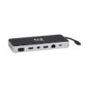 Tripp Lite series USB Dock, Triple Display - 4K HDMI & mDP, VGA, USB 3.x (5Gbps), USB-A/C Hub, GbE, 60W PD Charging
