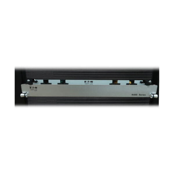 Tripp Lite series Preloaded Fiber Panel, 1U - 2x (12F MTP/MPO-APC to 4x LC Duplex F/M) 8F Trunk Cables, OS2 Singlemode, 20 m (65.6 ft.)