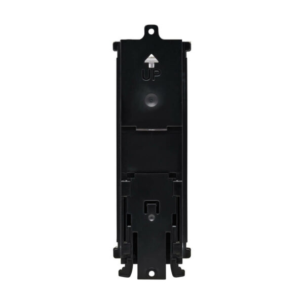 Tripp Lite series 8-Port Metal DIN-Rail Mounting Keystone Patch Panel with Grounding, Black/Silver, TAA